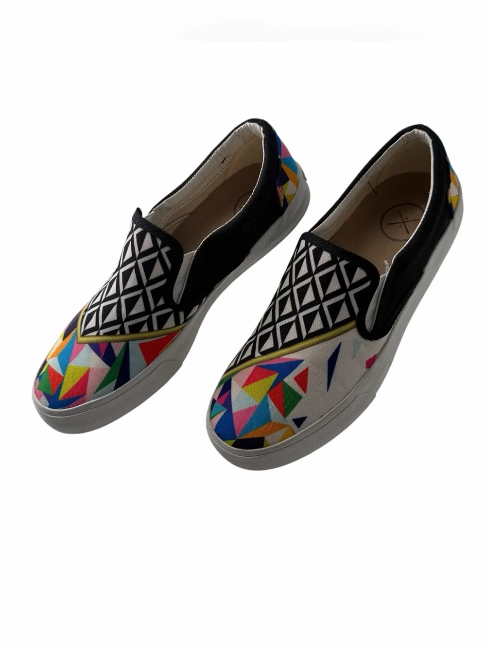 Inkkas Blake Slip-On Unisex W9 / M7 Sneakers Boho Streetwear Maximalist Art
